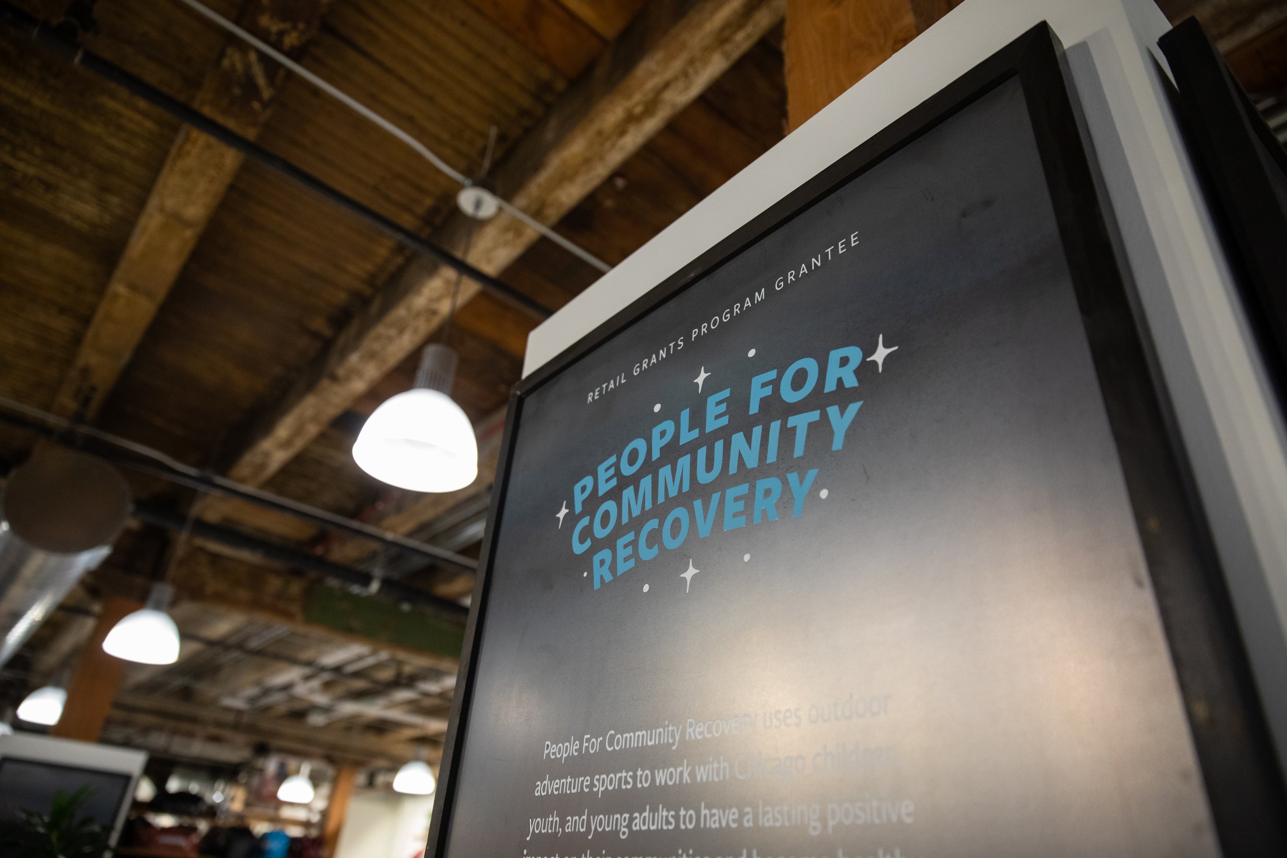 People for Community Recovery Sign Painting