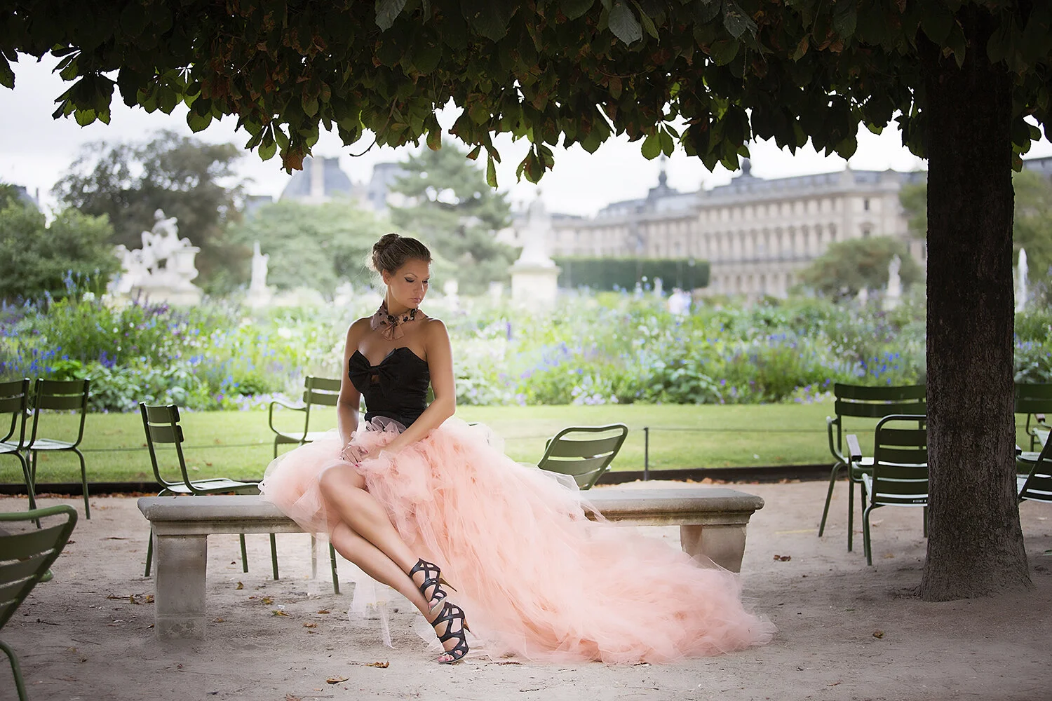 Model in Parijs