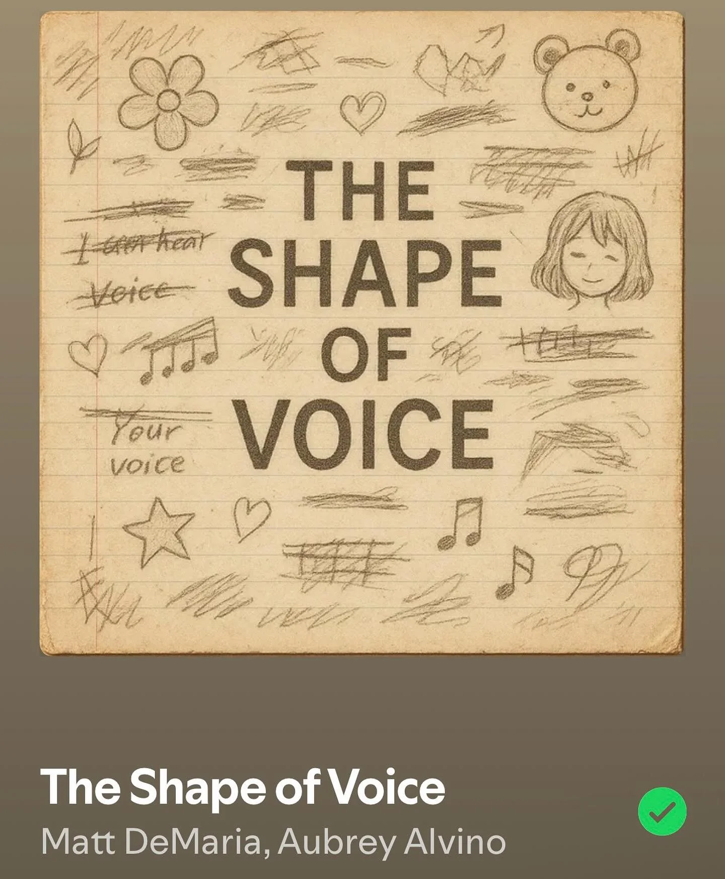 Hello world!
Me and the incomparable @aubreyalvino have released a new single!
✨ “The Shape of Voice” is out now! 🎶
Ever felt deeply connected to someone, but still couldn’t quite understand them? This track dives into that beaut