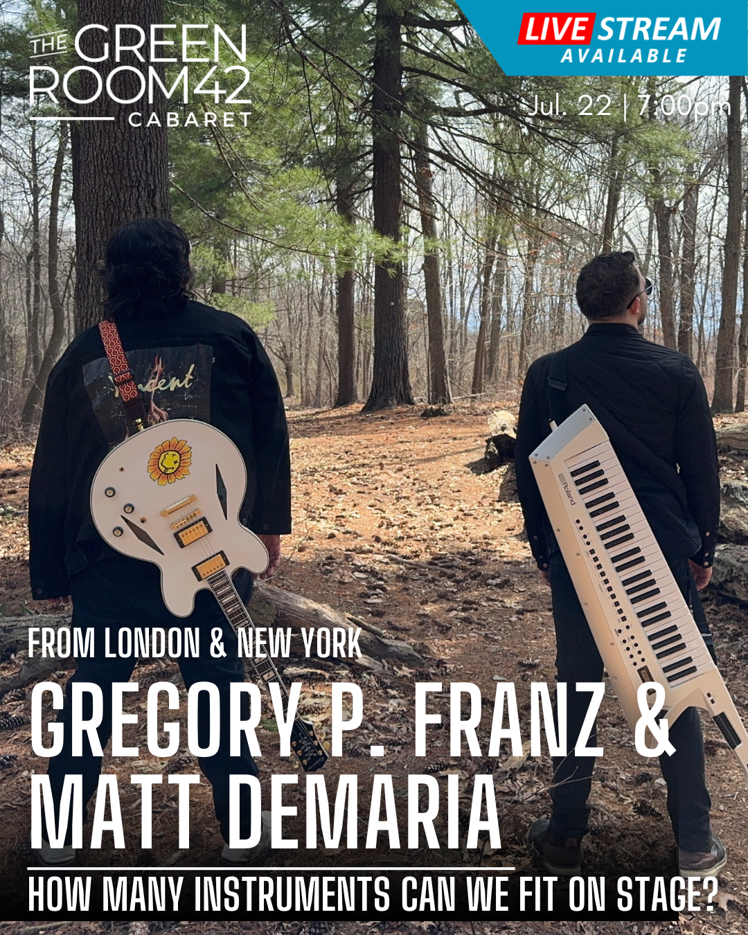 Green Room 42 - 07/22/26 - Gregory P. Franz &amp; Matt DeMaria
