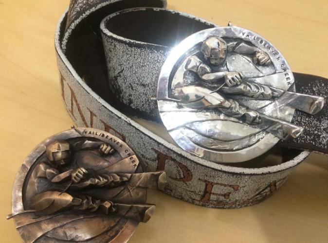 "Edge Bronze Buckle"