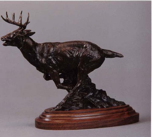 "Running Whitetail Deer #37/60"