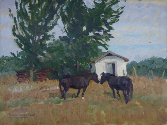 "Two Black Horses"