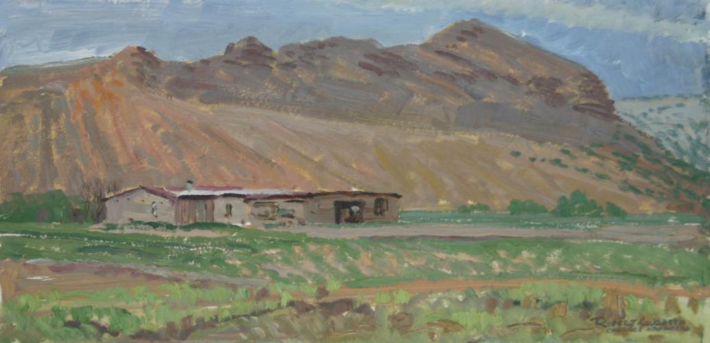 "Old Adobe - Cerillos, New Mexico"