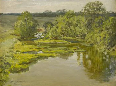 "Pond & Trees - Mati Hari River Kentucky"