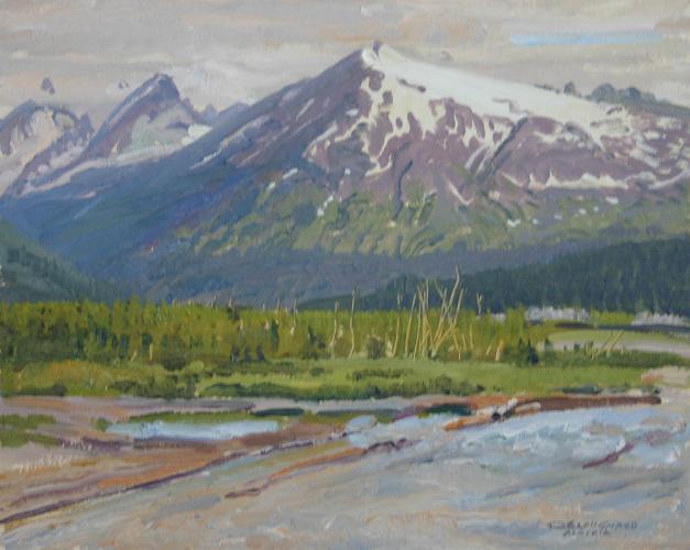"Kenai Peninsula - Snow Cap & Beach - Alaska"