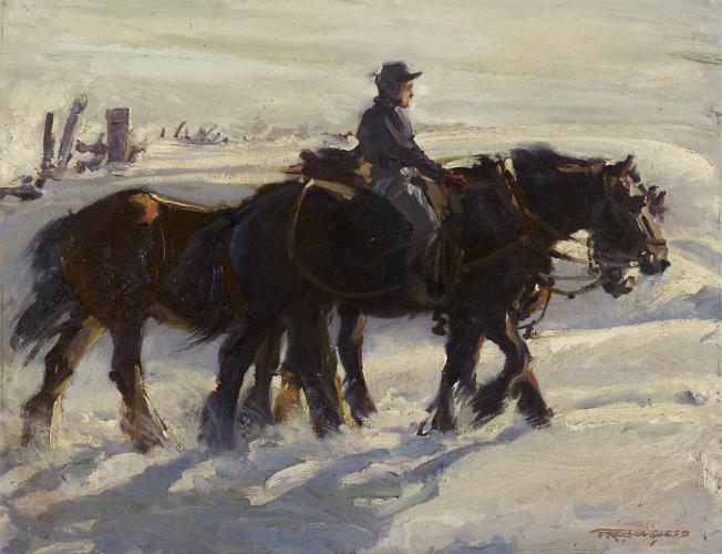 "Homeward - Near Valleyfield Quebec"