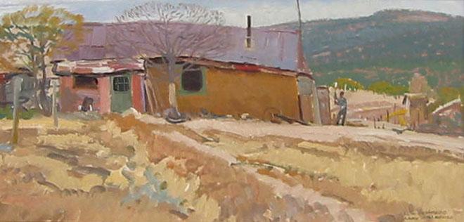 "Copping Wood - Lamy, NM"