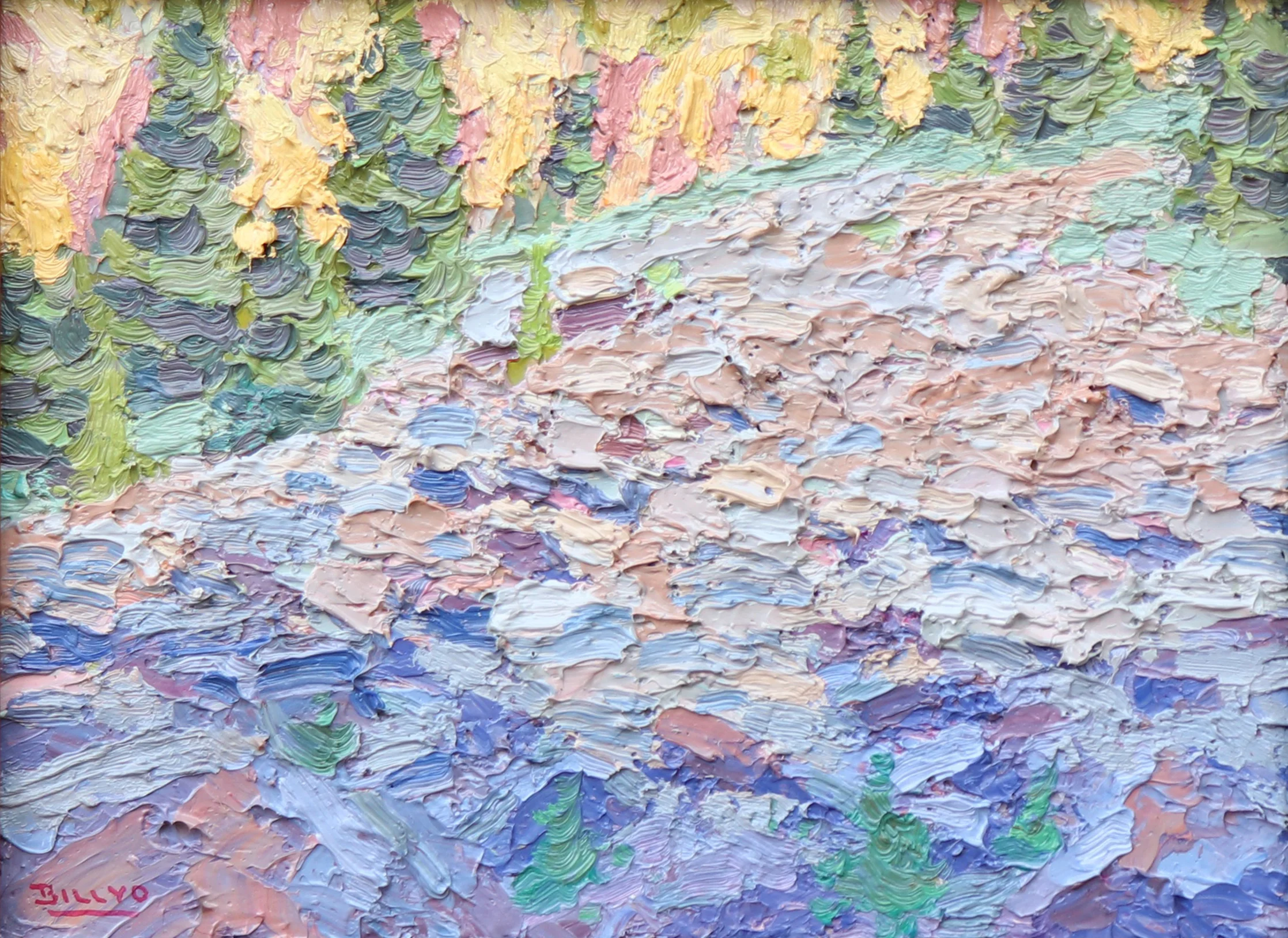 "The Turn of Light off the Rockslide"