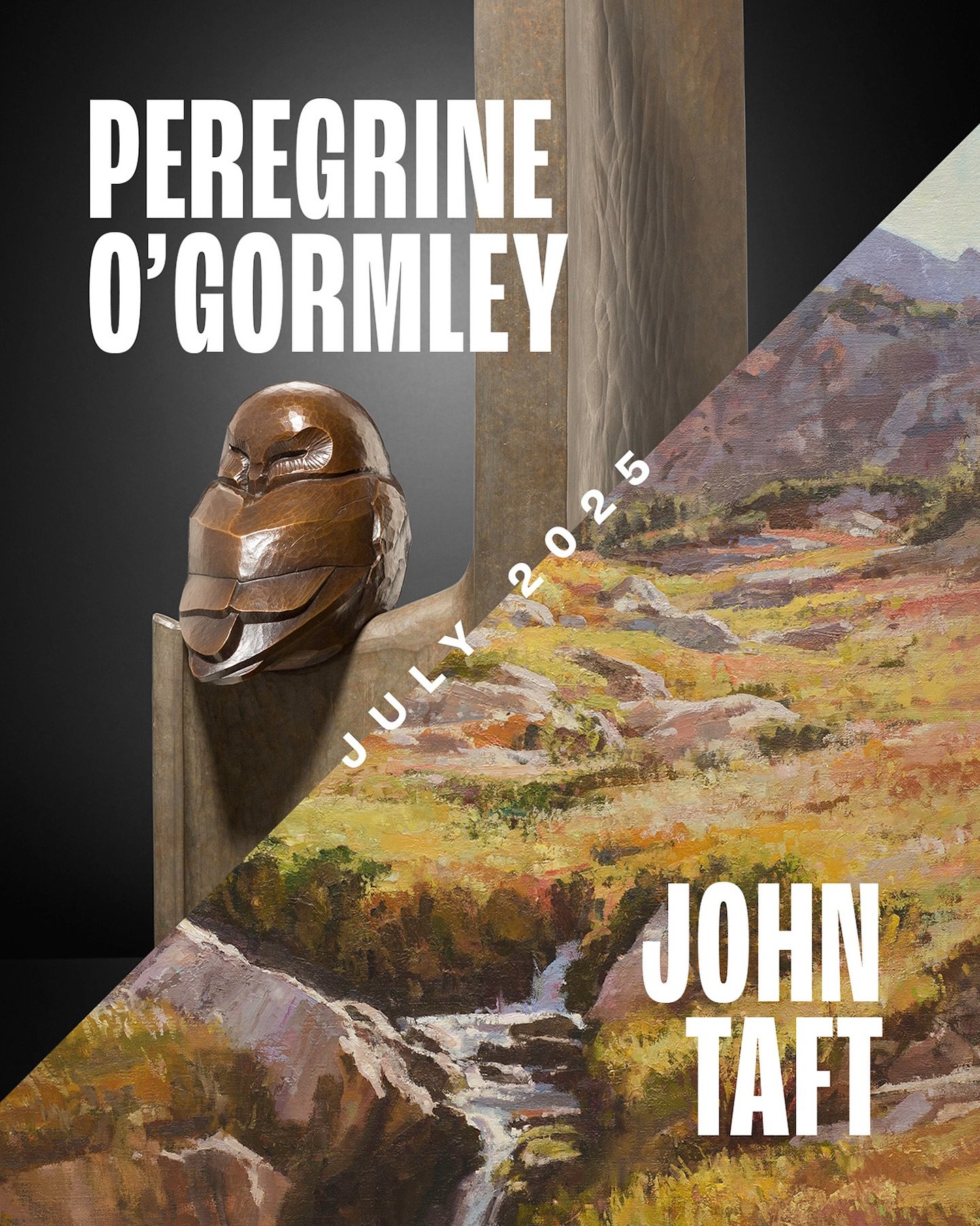 Peregrine O&rsquo;Gormley and John Taft present new works of art Through the month of July! Be sure to save the date for a special Artists&rsquo; Reception to be held on the evening of July 17th. For more information on this exciting upcoming exhibit