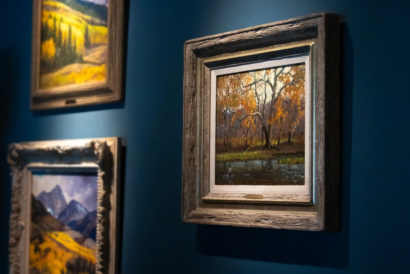 Autumnal Energies, our celebration of the season, includes works small and large, old and new. This piece from 1992 by celebrated landscape painter Wayne Wolfe captures a favorite outdoor pastime against a chromatically lavish backdrop.

&ldquo;The S