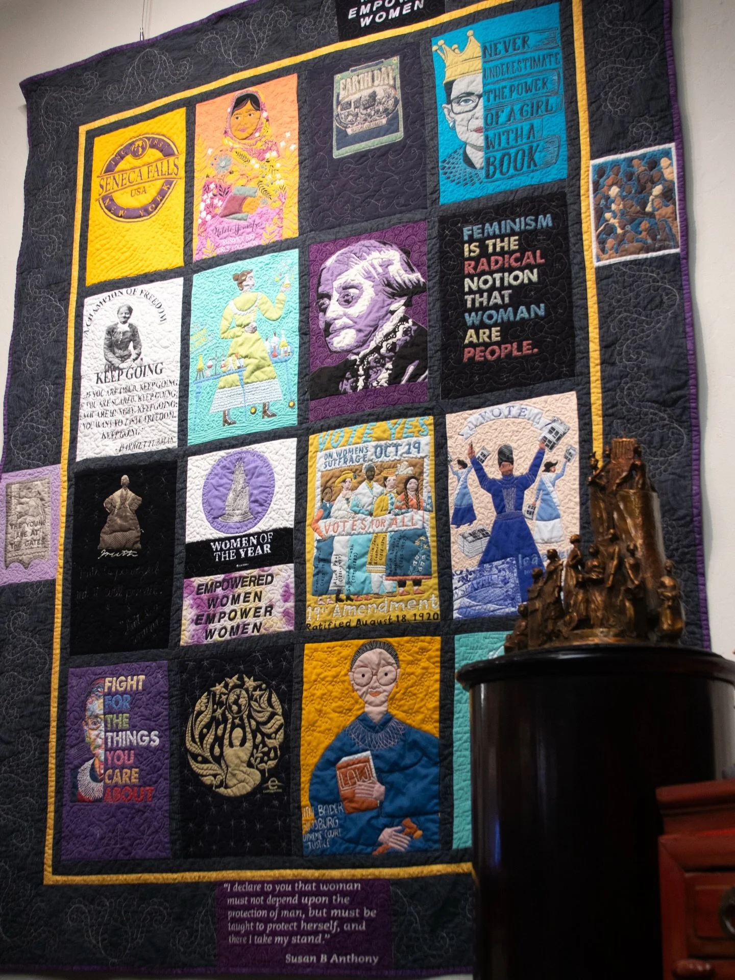We hope you and yours have had a meaningful, reflective Women&rsquo;s History Month. Now more than ever, it&rsquo;s important to celebrate the women who made possible the lives we share today. We&rsquo;re proud to display a celebratory quilt and vari
