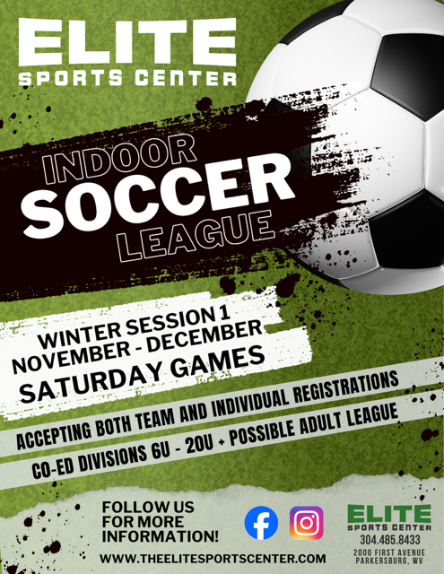 Indoor Soccer Leagues 2026/2027