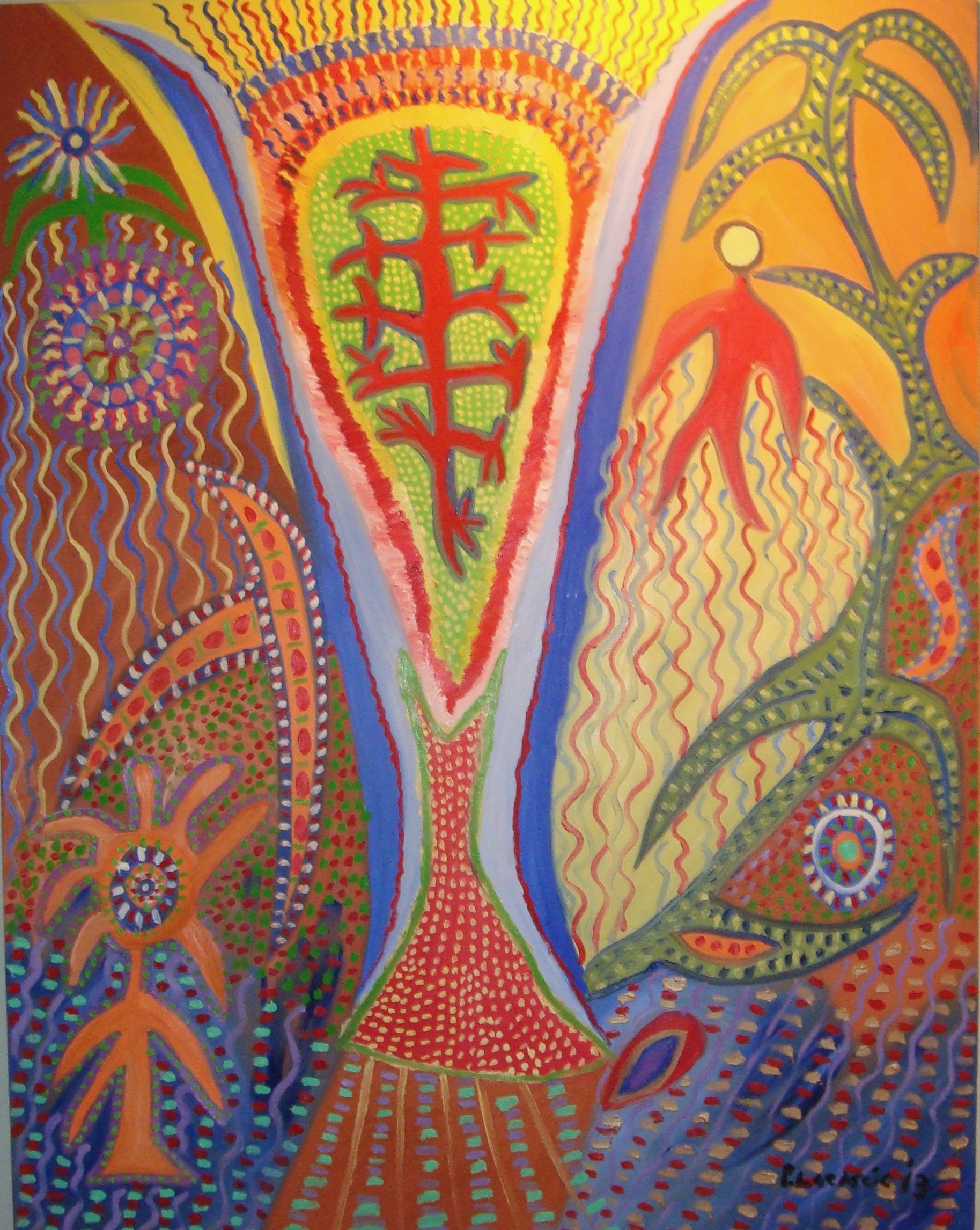 Title: Lung Tree oil on Canvas P.LoCascio 2013
