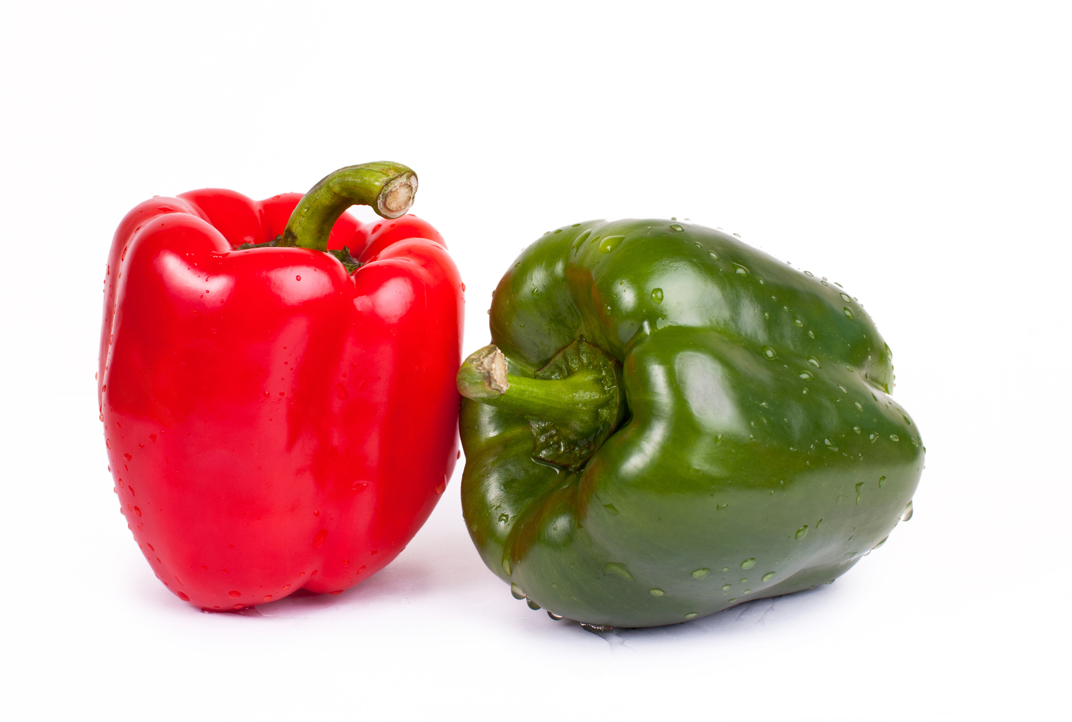 Red and Green Bell Peppers