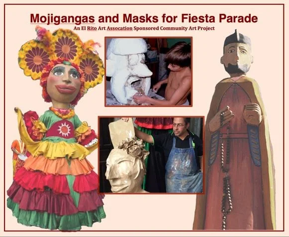 Mojigangas and Masks for Fiesta Parade