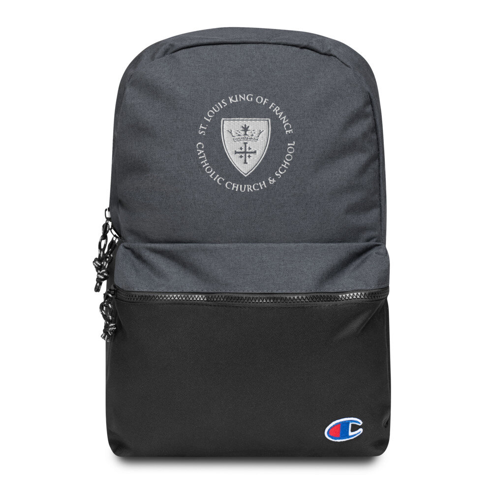 champion logo backpack