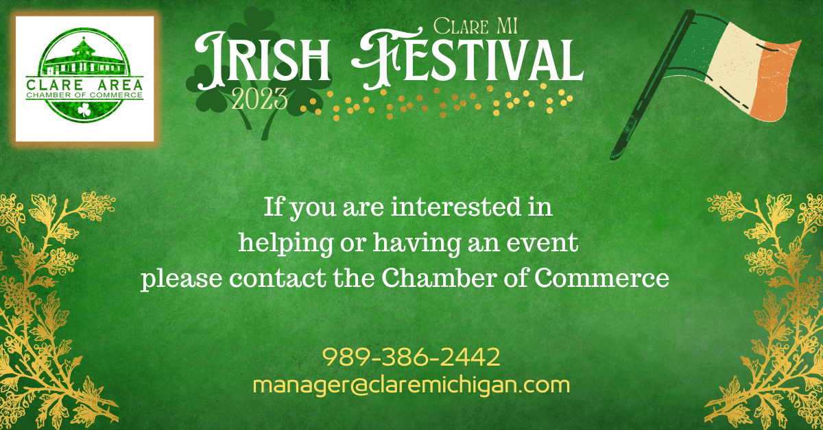 Irish Festival — Clare Area Chamber of Commerce