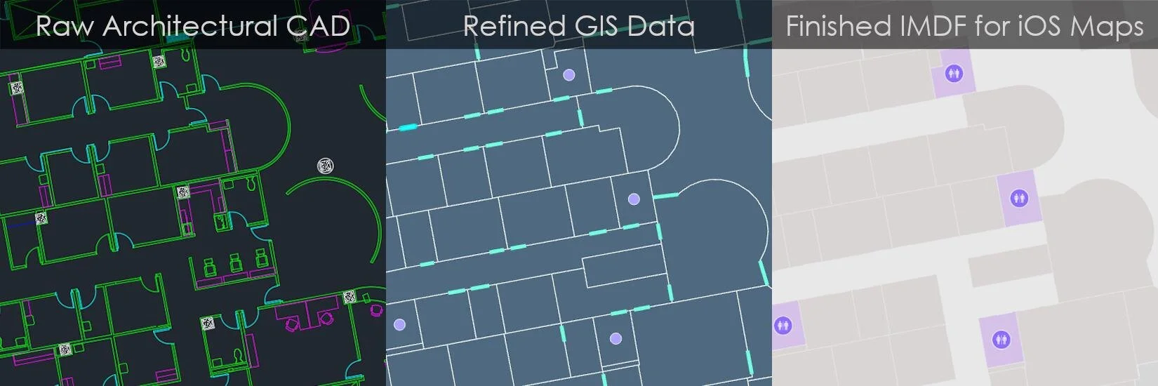 Indoor Mapping IMDF CAD Conversion to Apple Maps and Google Maps ...