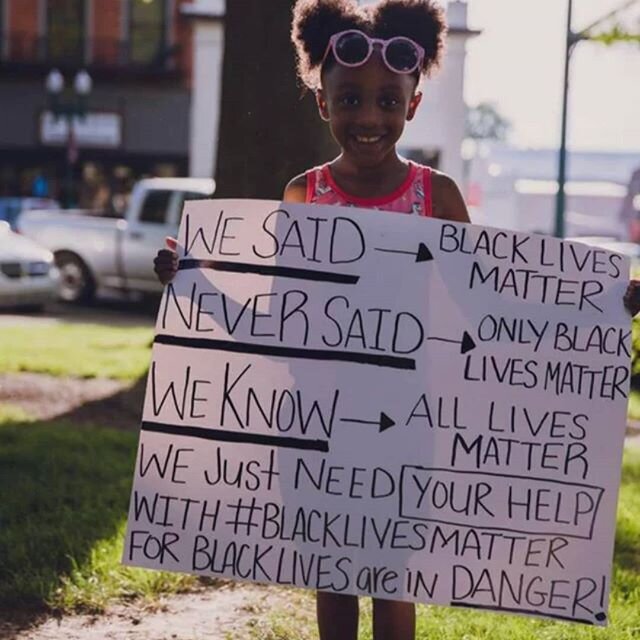 This explains it all. Black Lives Matter. Really, not a complicated idea. Do unto others...