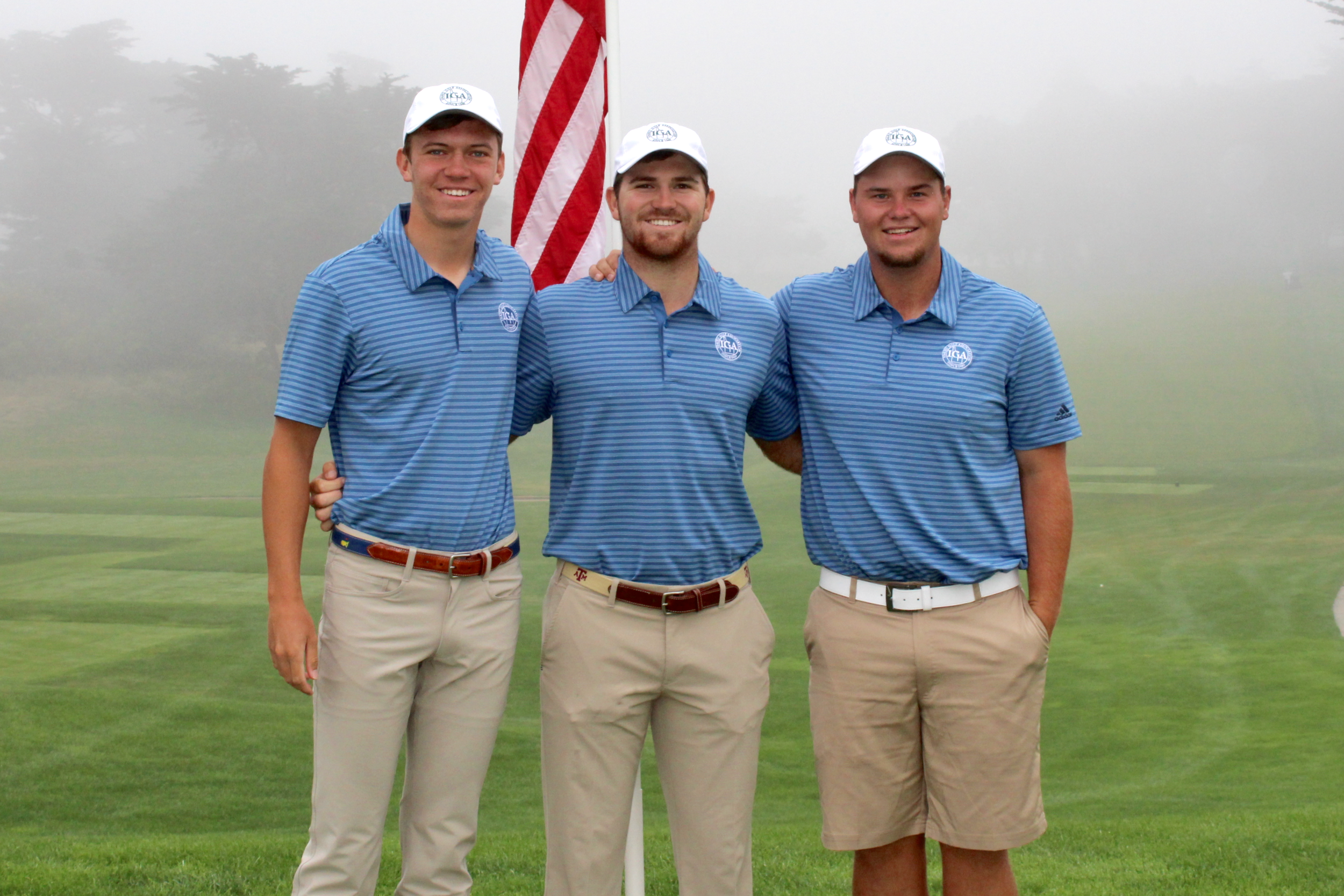 (left to right) Carson Barry, Josh Gliege, Derek Bayley