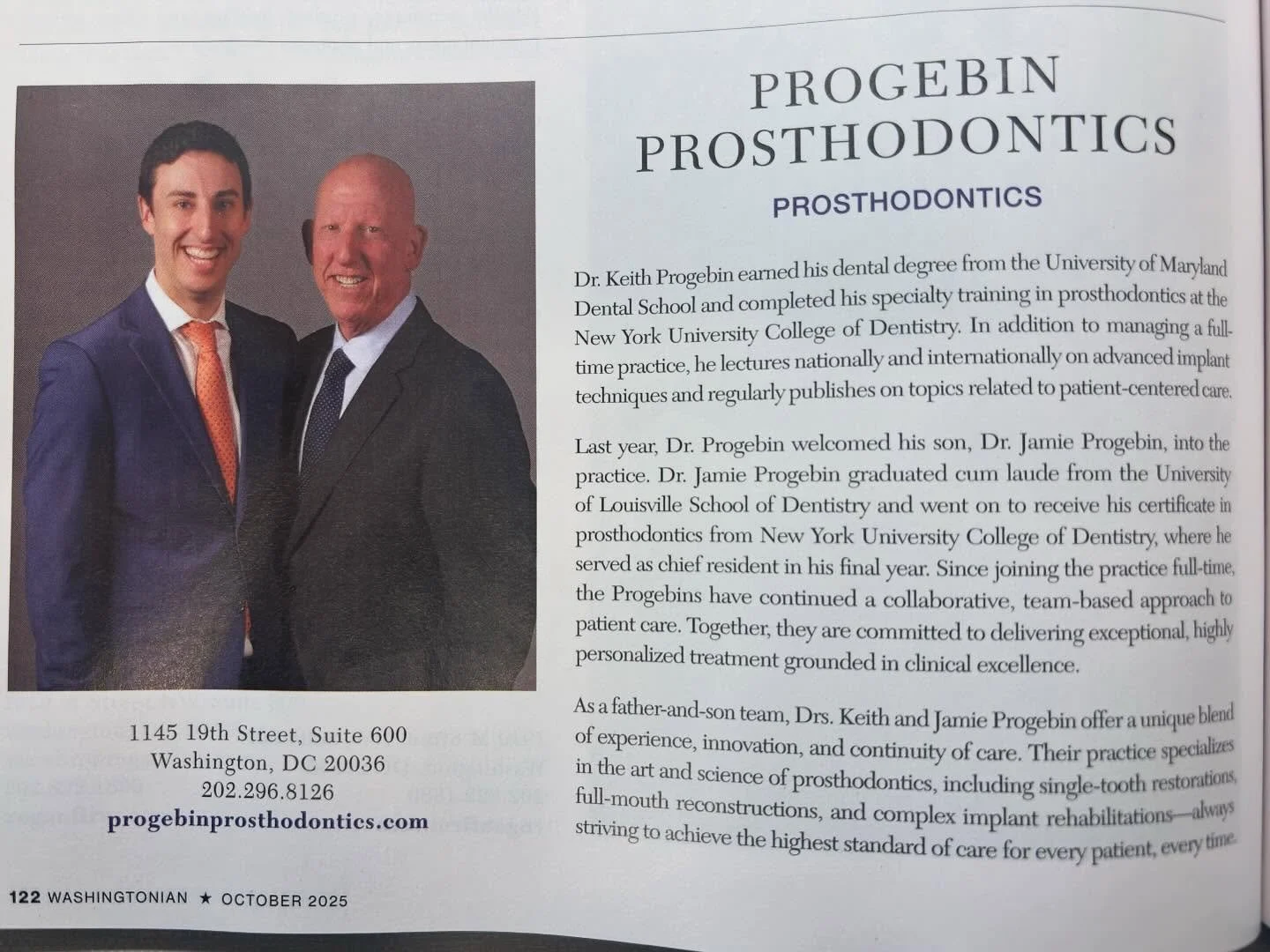 Big news! Team Progebin is featured in the &ldquo;Industry Icons&rdquo; section of the latest Washingtonian Magazine! We&rsquo;re beyond grateful for the recognition. If you haven&rsquo;t already, grab a copy and check it out