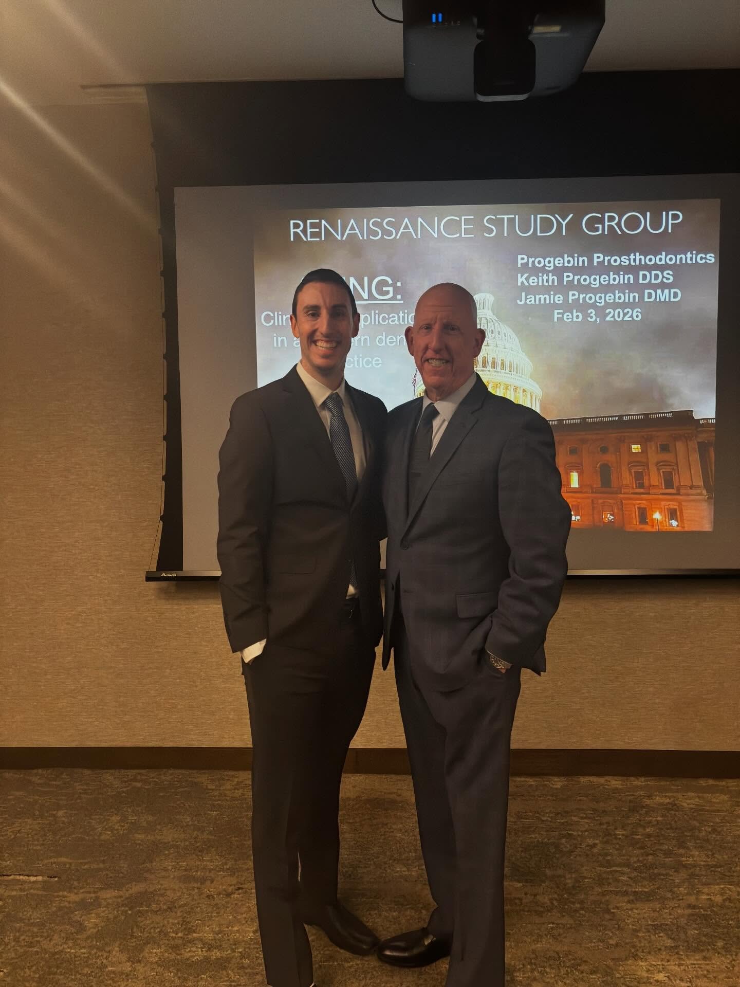 Team Progebin had a fantastic time lecturing for the Renaissance Study Club this week! Incredible group, thoughtful questions, great engagement, amazing food, and a fun venue. We loved diving into the topic of aging and what it means for our patients