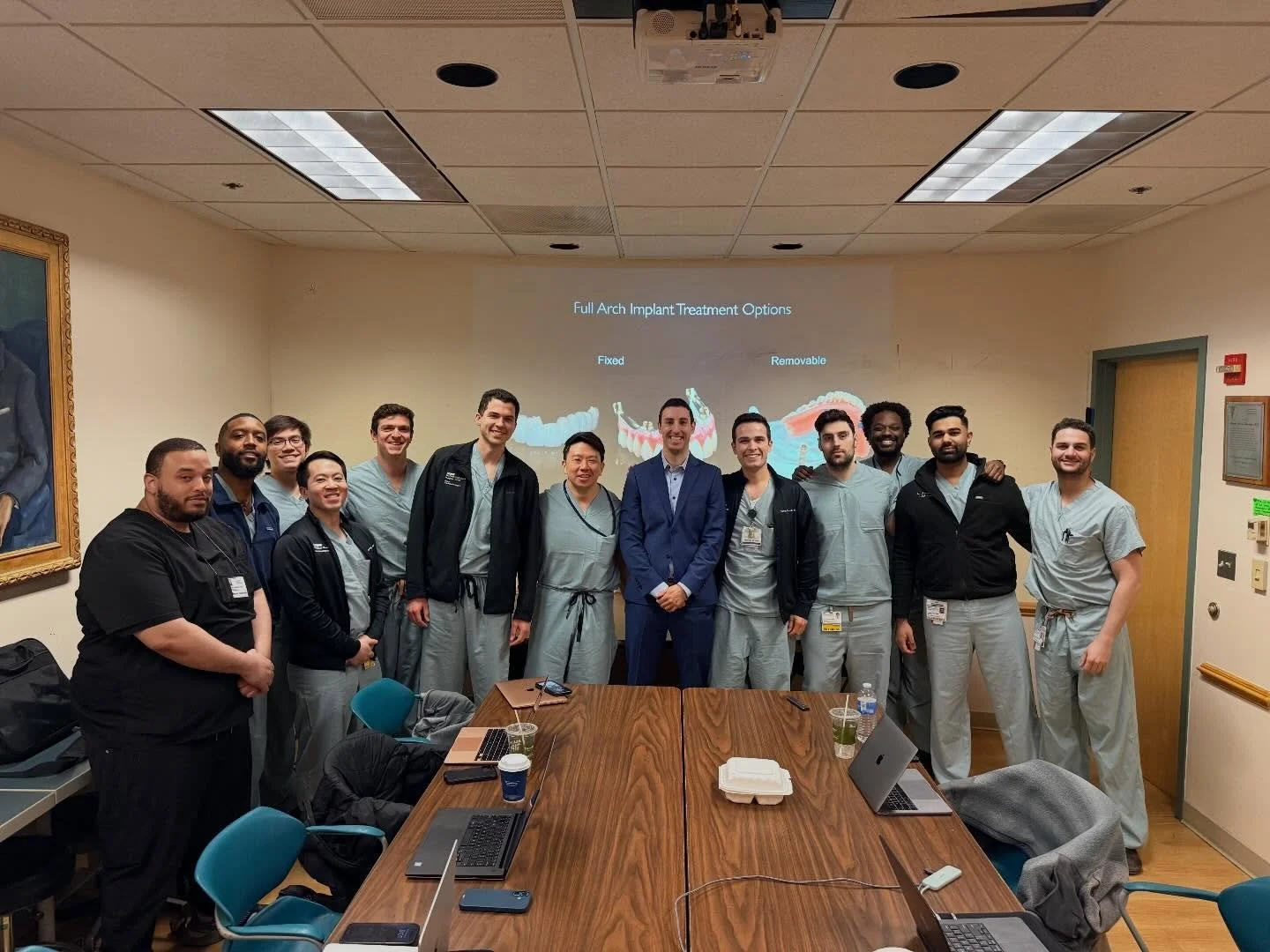 Last week, Dr. Jamie Progebin had the honor of lecturing for the Oral Surgery Residents at Washington Hospital Center.

It was an incredible group, with engaging discussions focused on real-world prosthetics and full-arch implant treatments. Grateful
