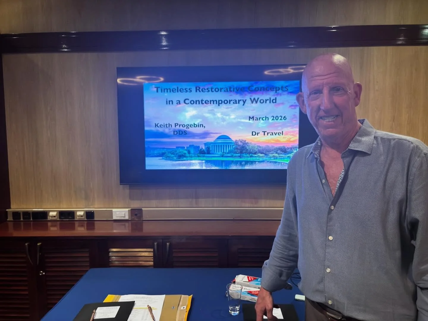 Dr. Keith Progebin recently returned from lecturing across Vietnam, Thailand, and Singapore marking his 10th Dr. Travel Cruise lecture. The group was incredible and brought such thoughtful, engaging questions!

It was all very serious lecturing&helli