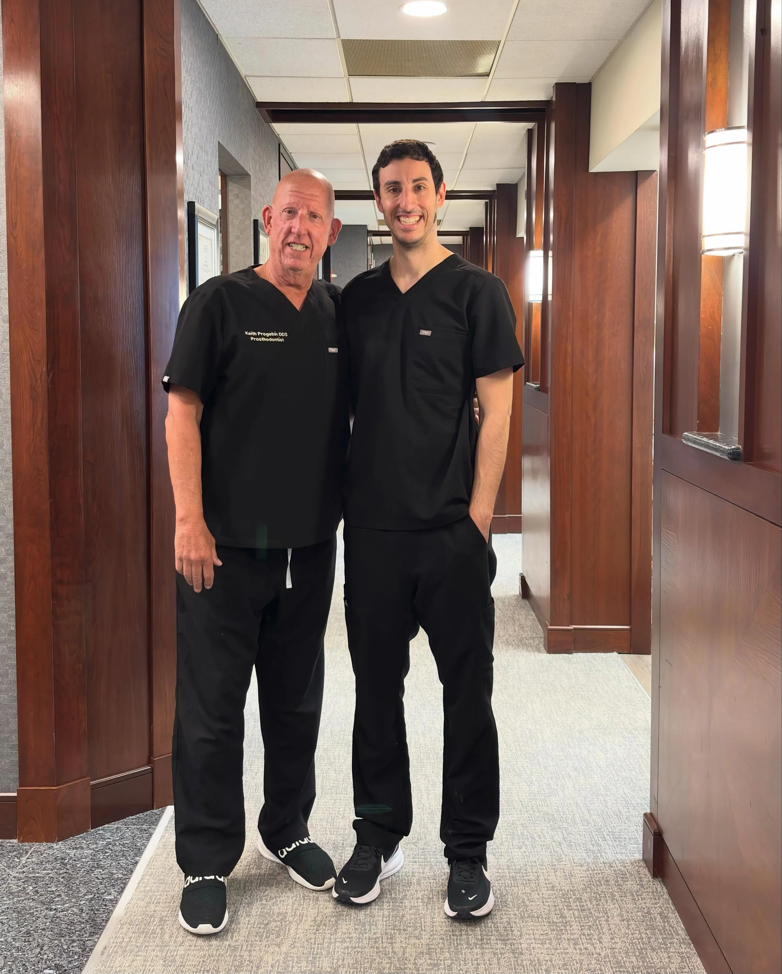 Look who stopped by the office today! 👀 Dr. Keith Progebin is back for a little administrative work and to catch up with patients and staff. While he&rsquo;s not performing dental procedures just yet, we&rsquo;re happy to share that his recovery is 
