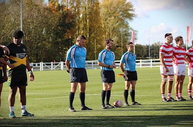 👏 CONGRATULATIONS👏 

Huge congrats to Cyril, Pedro and Gavin for a great performance as a TO3 overlooking Gibraltar U23 vs Jamaica U23.

Keep an eye on our website for Cyril&rsquo;s report!👀 

📷 @photographybysass 

#seeitbeitrefit #rugby #rugbyr