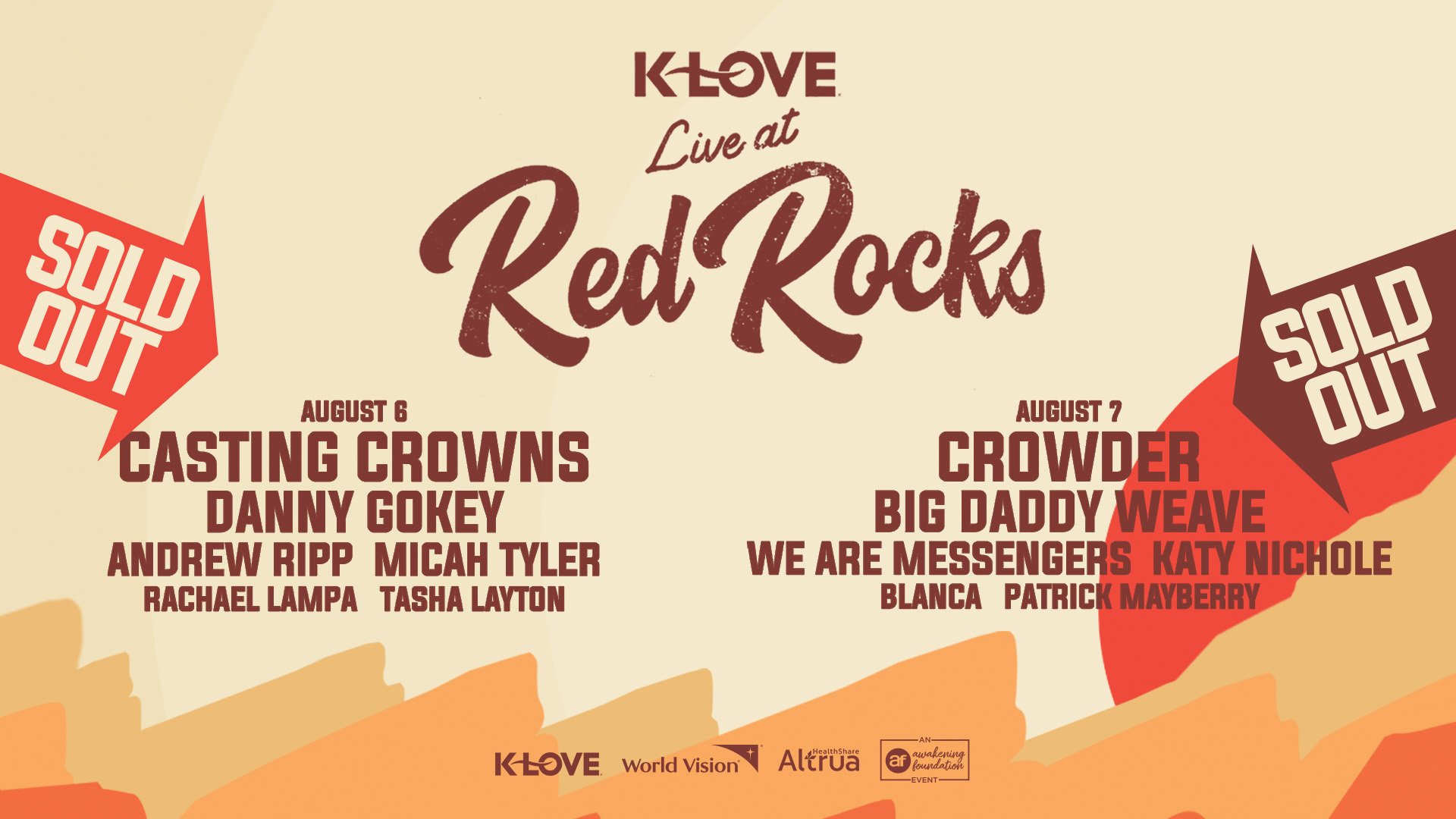 K-LOVE LIVE at Red Rocks