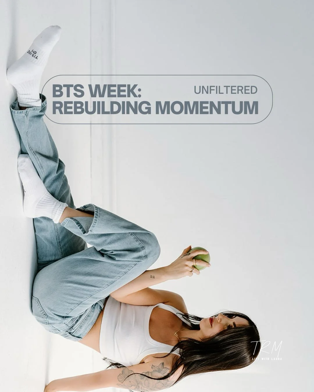 I&rsquo;m documenting an entire week of getting back on track and back in the gym BTS on my stories starting today!⁣
⁣
Everyone posts the &ldquo;locked in&rdquo; version, I&rsquo;m showing the part before that. ⁣(I&rsquo;ve been resting for 5 weeks d