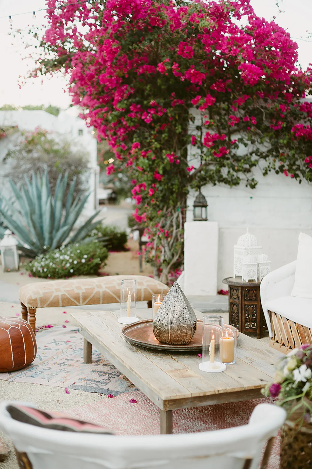 Palm Springs wedding, dessert wedding decor, outdoor wedding || Orange Blossom Special Events