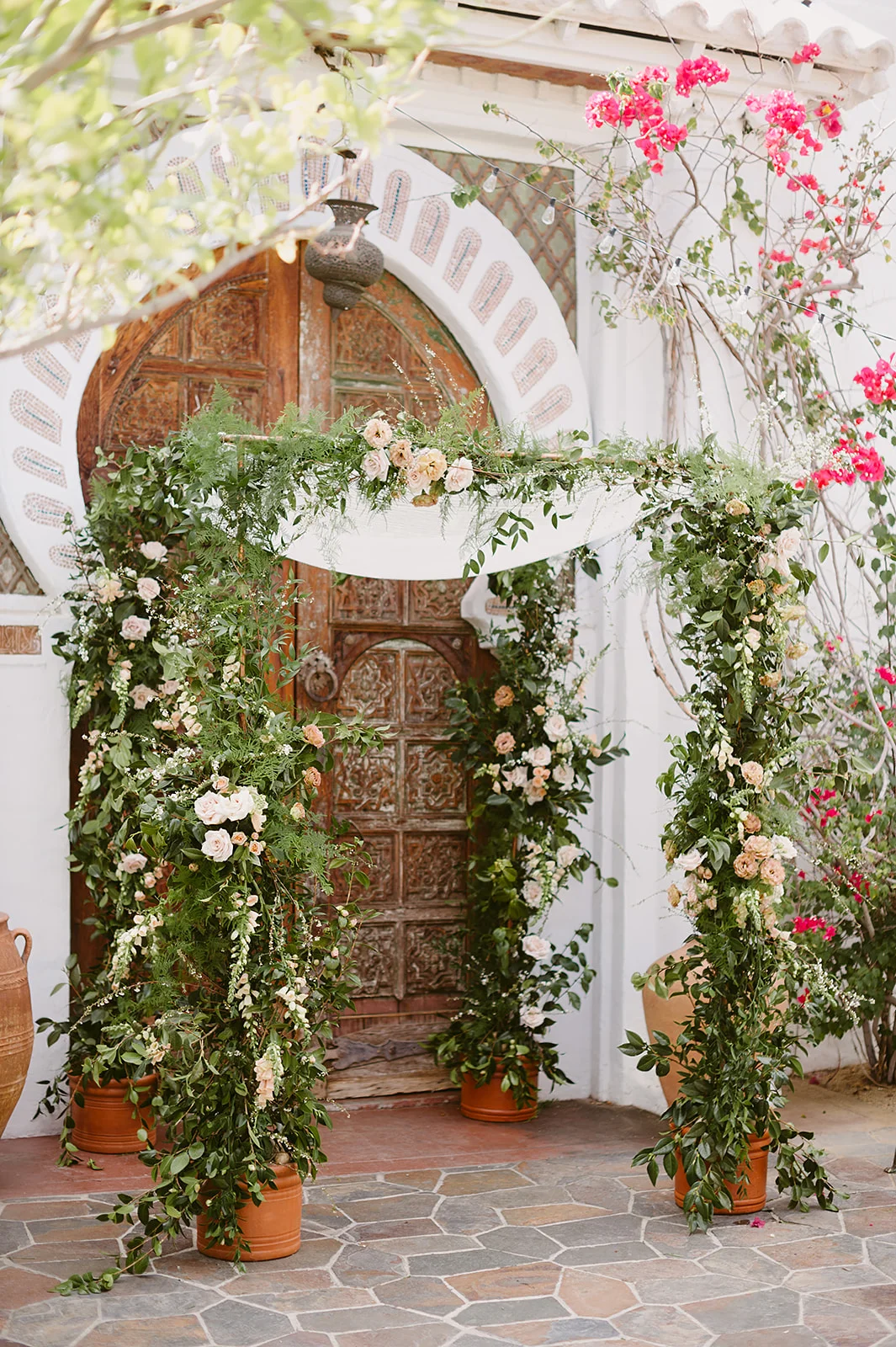 Palm Springs wedding, dessert wedding decor, outdoor wedding || Orange Blossom Special Events