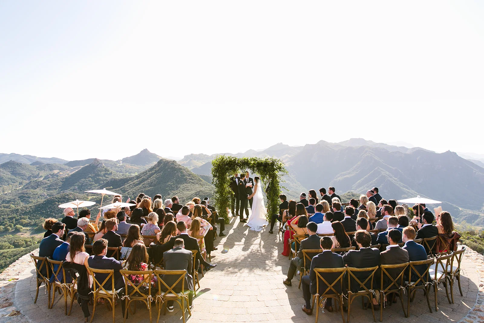 Breathtaking wedding ceremony backdrop || Orange Blossom Special Events
