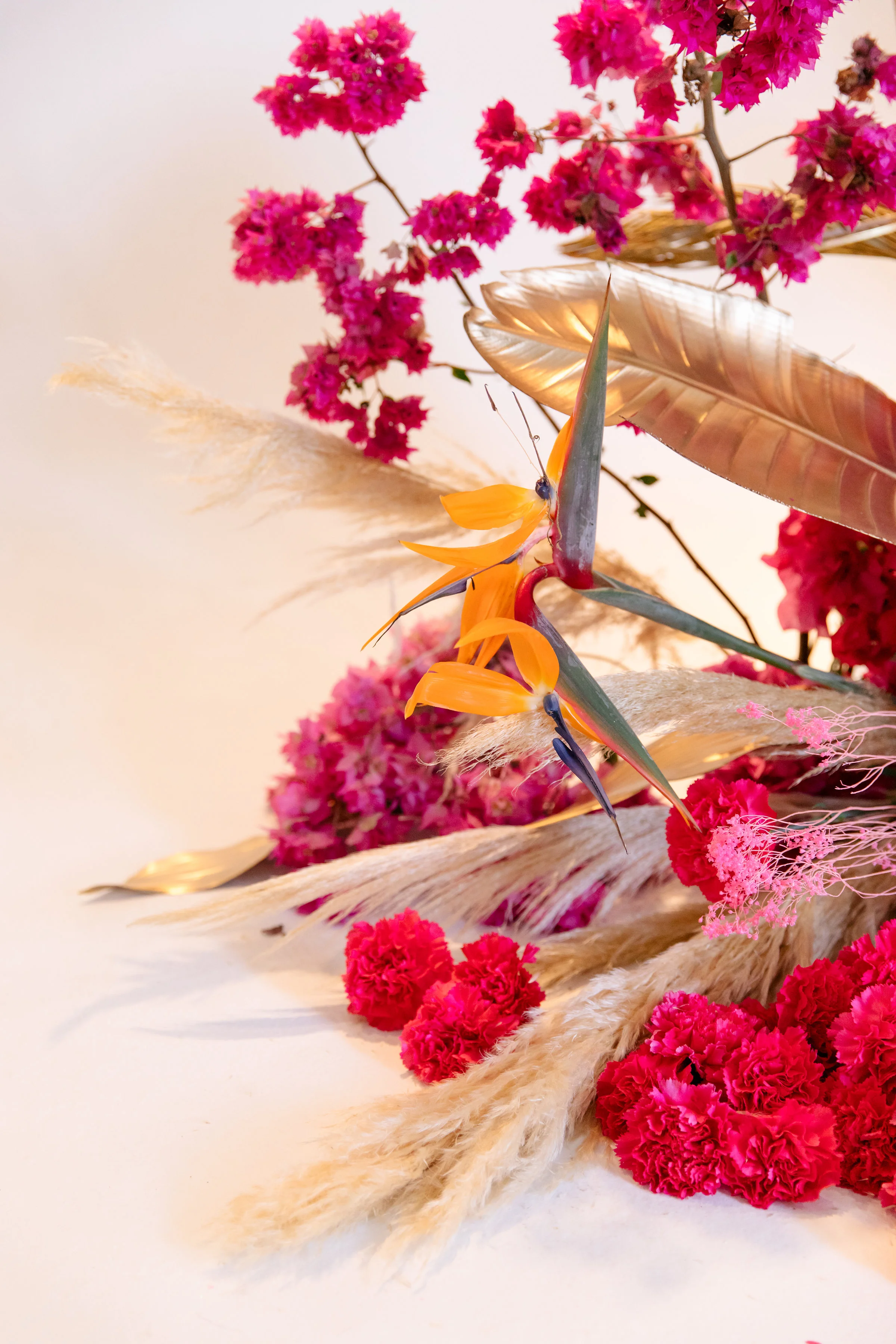 Bright pink wedding flowers || Orange Blossom Special Events