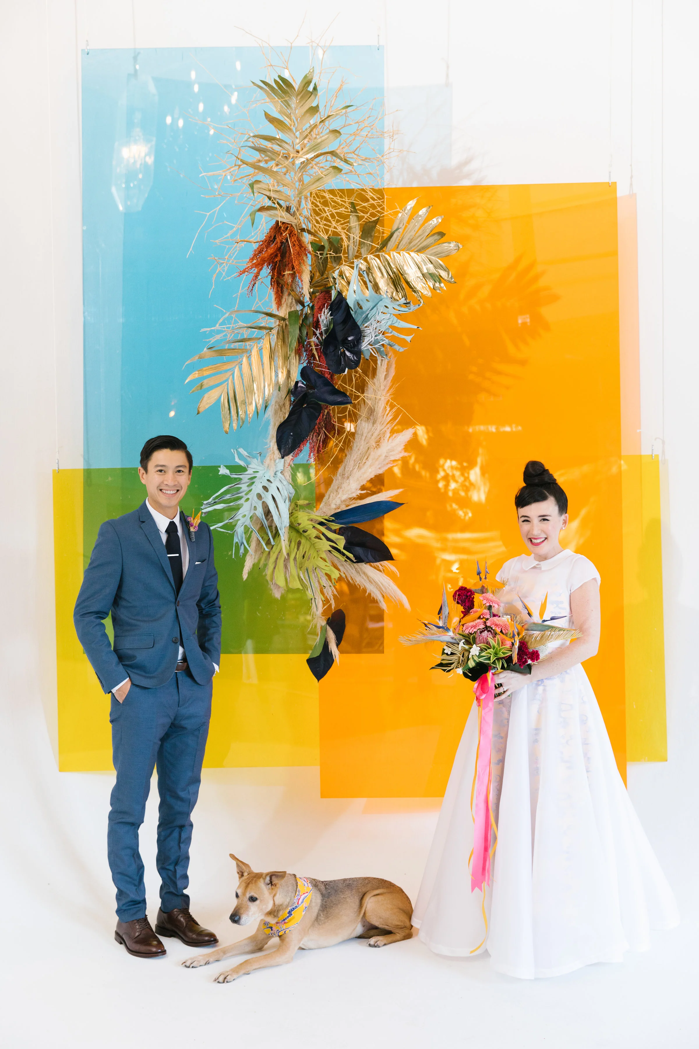Colorful wedding portraits || Orange Blossom Special Events