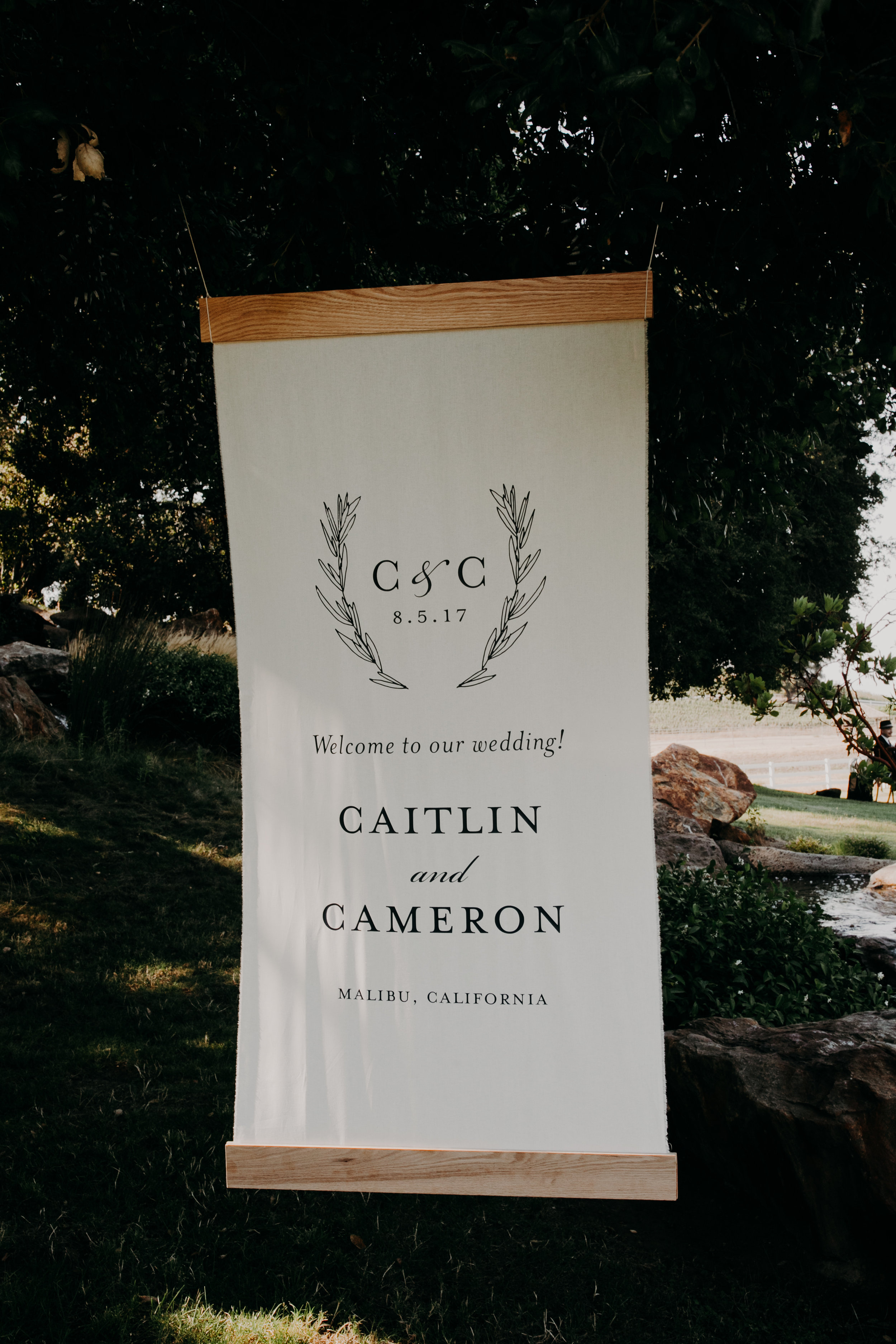 Custom Wedding Design, Los Angeles, Chalkboard Sign, Floral Wedding Sign || Orange Blossom Special Events