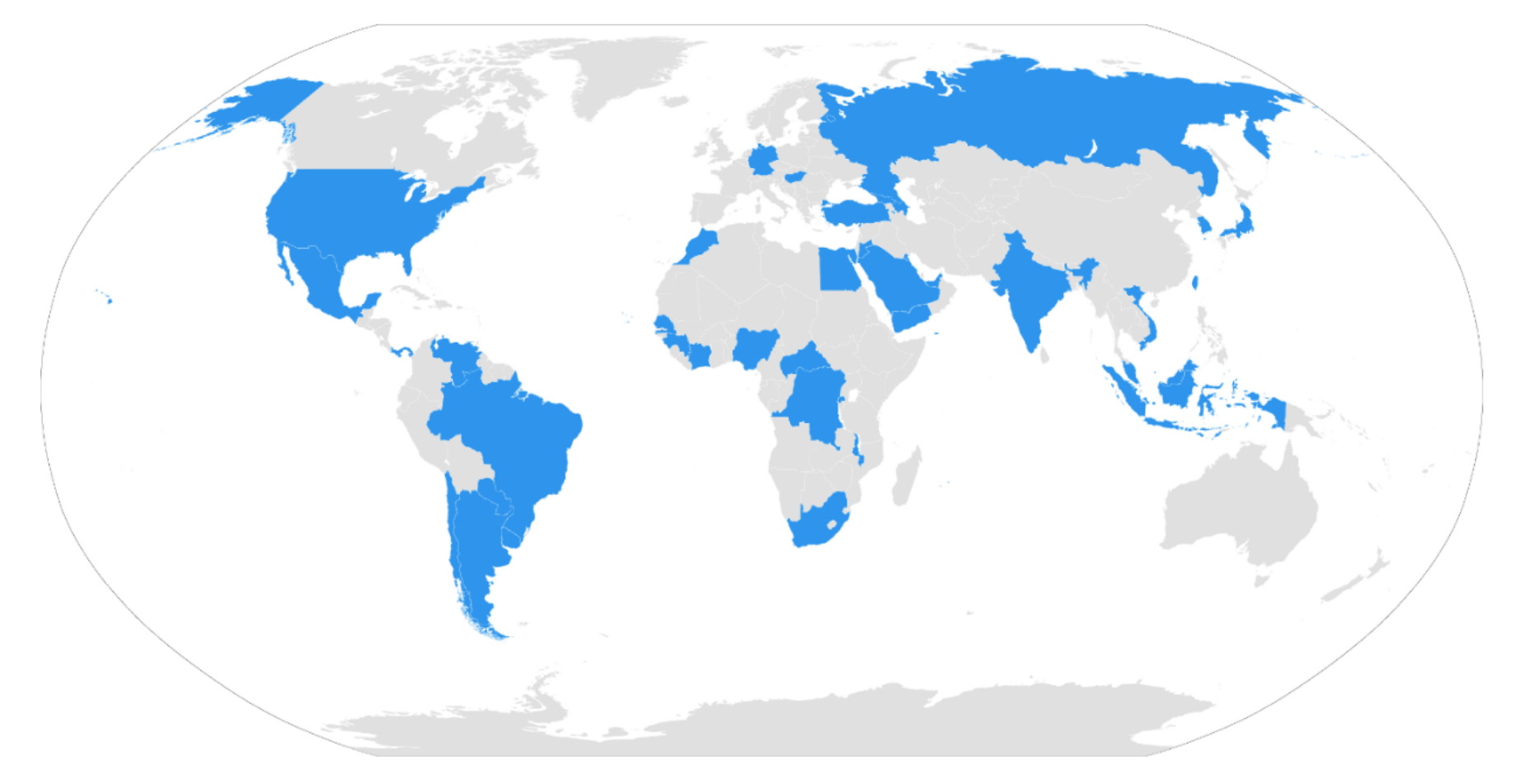 Texas International Education Consortium Project Map