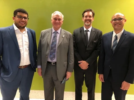 Group photo of Ryan Buck, TIEC Vice President and AUC President