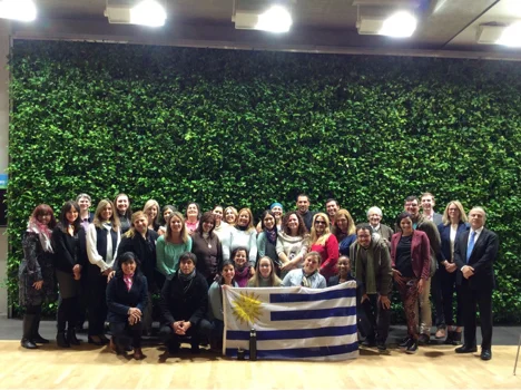 Group photo of Uruguay Fulbright recipients.