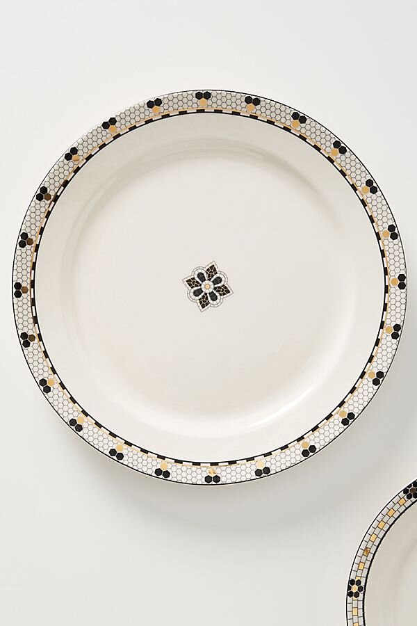 ANTHROPOLOGIE COLLECTION top view of plate