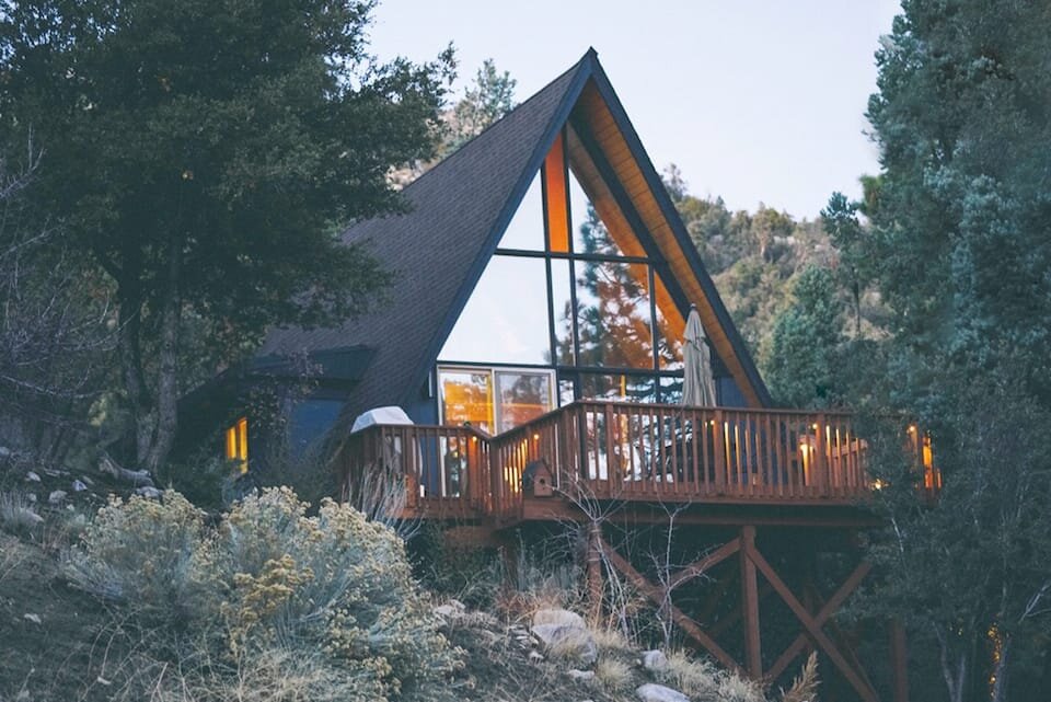 cabin with balcony