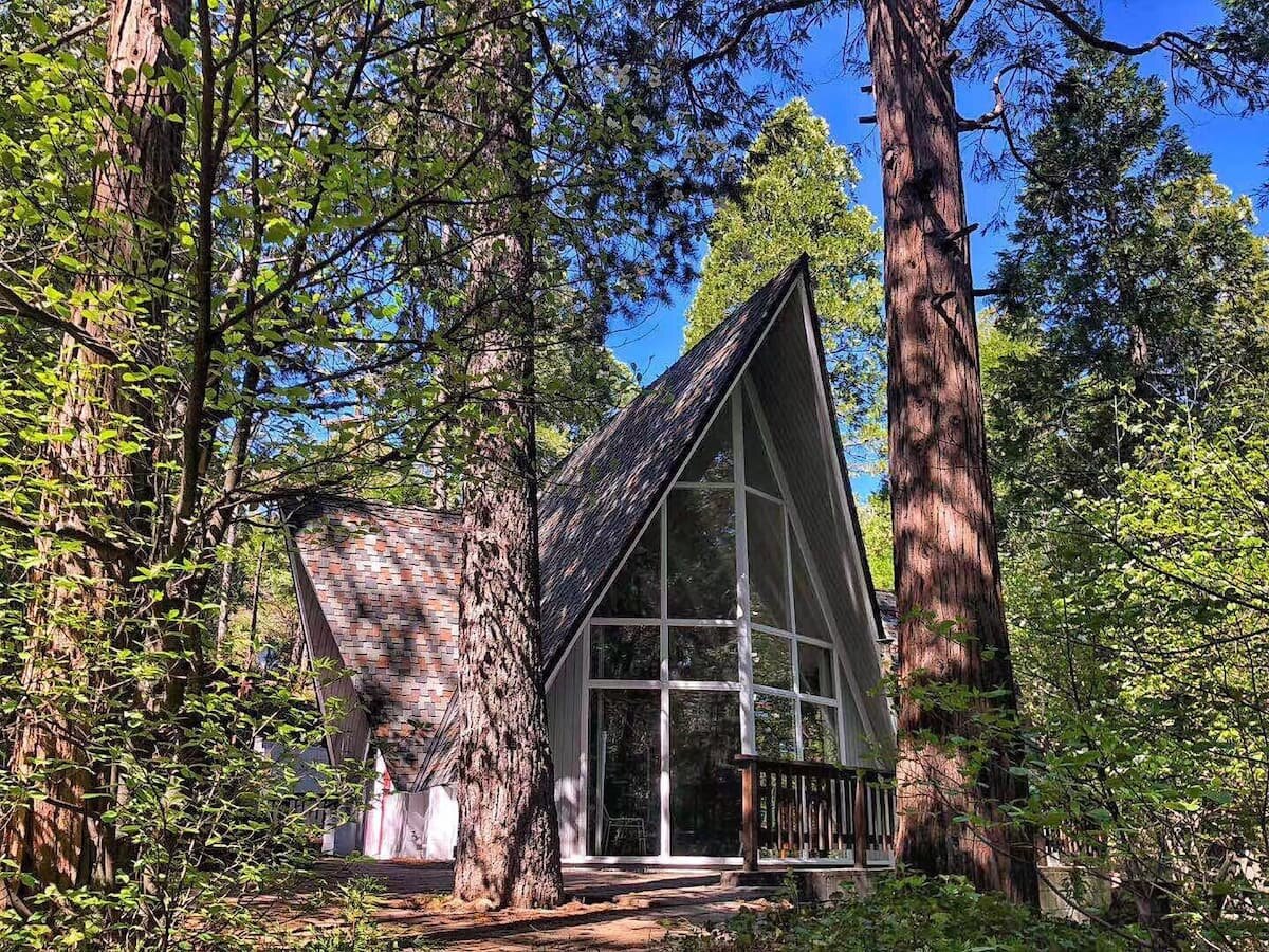 A-Frame Cabin In the Forest