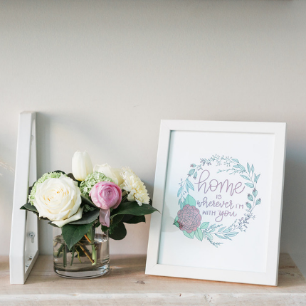 “Home is Wherever I’m with You” Print