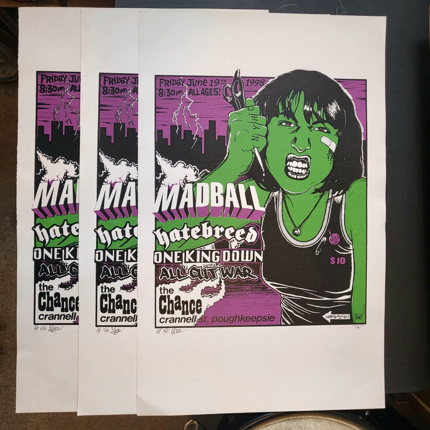 GARY GILMORE  SILK POSTER (1998)