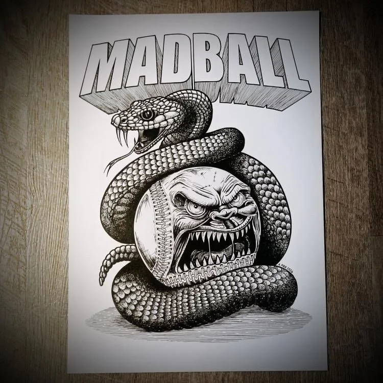 Alan Pirie / MAD BALL Poster