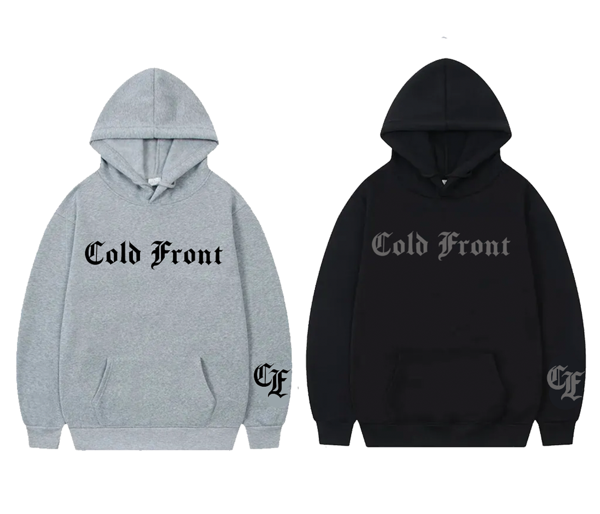 COLD FRONT / OLD ENGLISH HOODIE (PRE-ORDER)