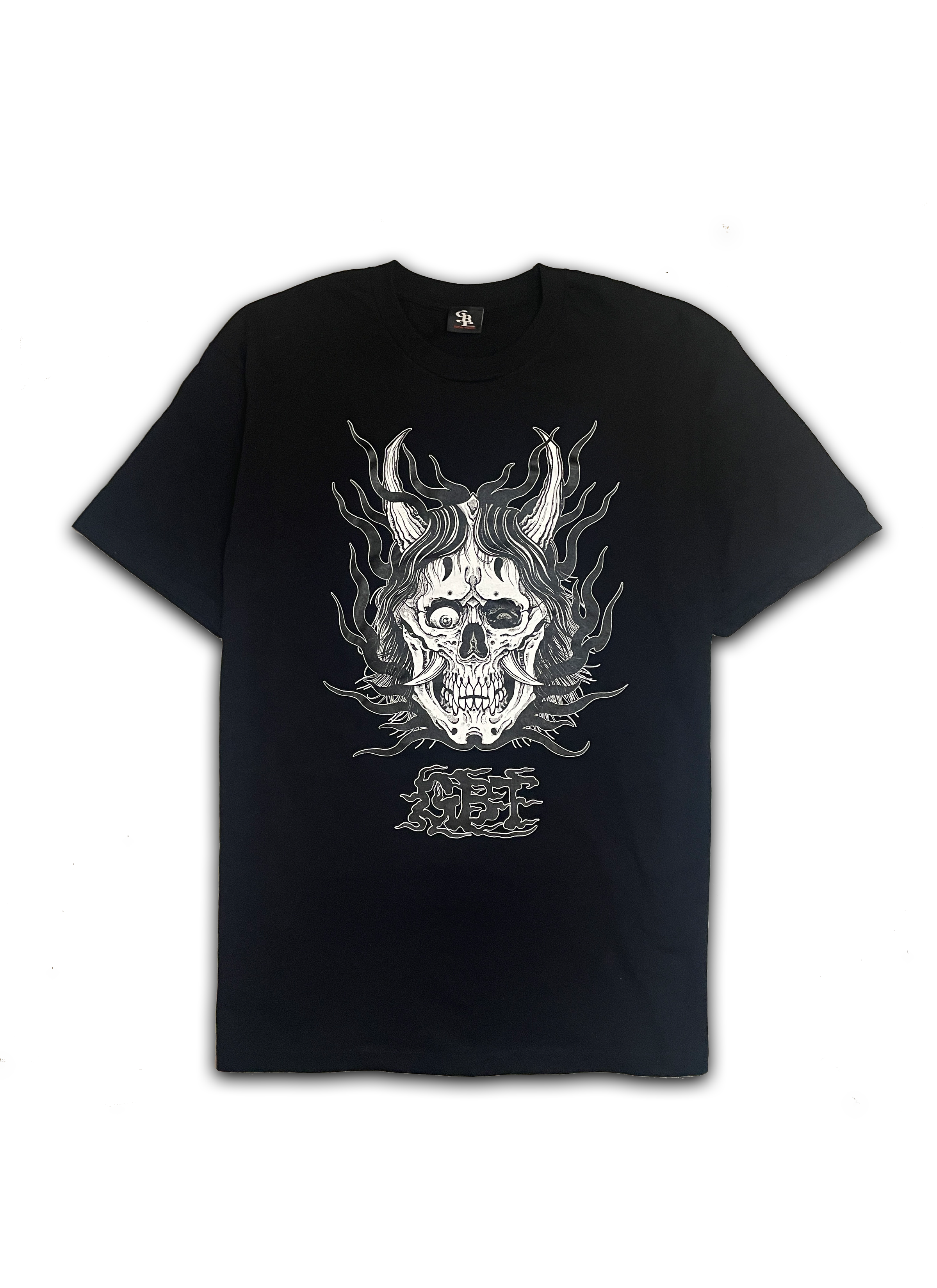 HANNYA SKULL T SHIRT BLACK